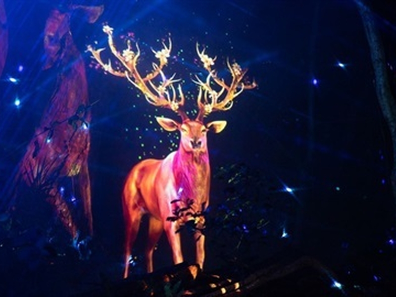 Enchanted forest deer