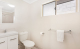 A big, expansive bathroom for ease no matter how long your stay